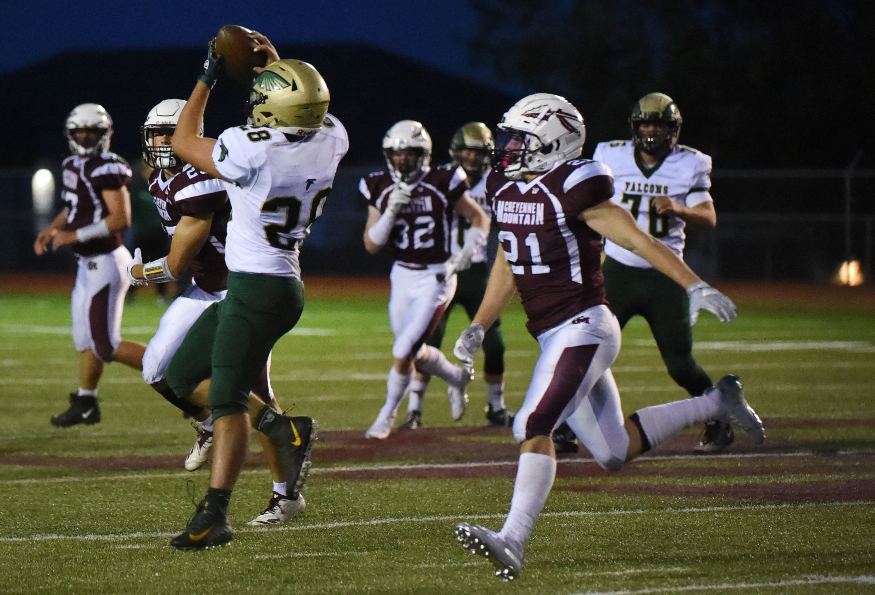 PHOTOS: Cheyenne Mountain Indians (19) Falcon High School Falcons (22)